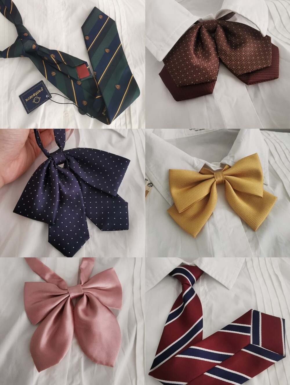 Bow tie and Neck tie Set for Women
